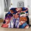 New K-Kuroko No B-Basket Cartoon Game 3D Flannel Blanket Soft Throw Blanket Art For Home Decor Bedroom Bed Sofa Picnic Fans Gift
