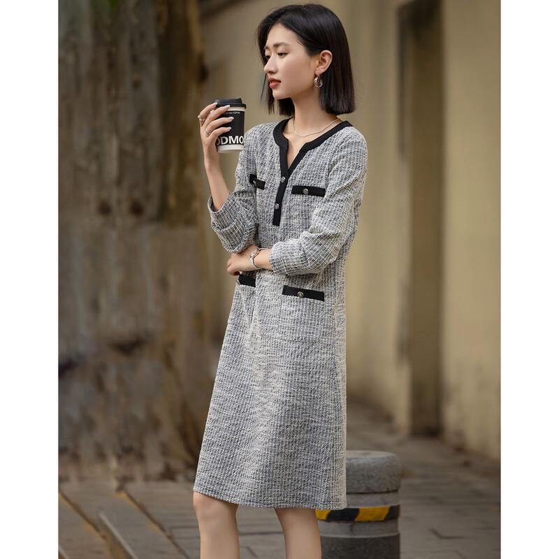 Платье midi De Mana Petite Style с цветовыми блоками, прямого кроя M