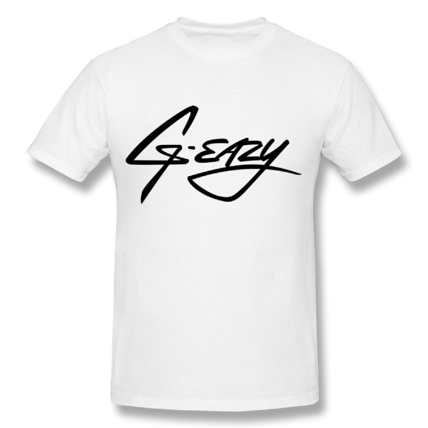 PASSIONC Men s Hip Hop G-Eazy T-shirt White M XXXXXL белый