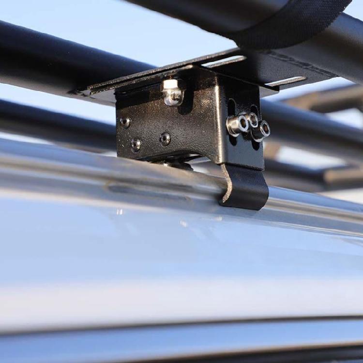 Multipurpose Roof Rack Shovel Mount Metal Rubber Clamp Quick Releasing Bracket Car Accessories Installation Equipment