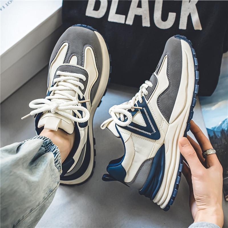 

Новая модная мужская удобная спортивная обувь на четыре сезона, студенческие модные дышащие повседневные кроссовки для бега