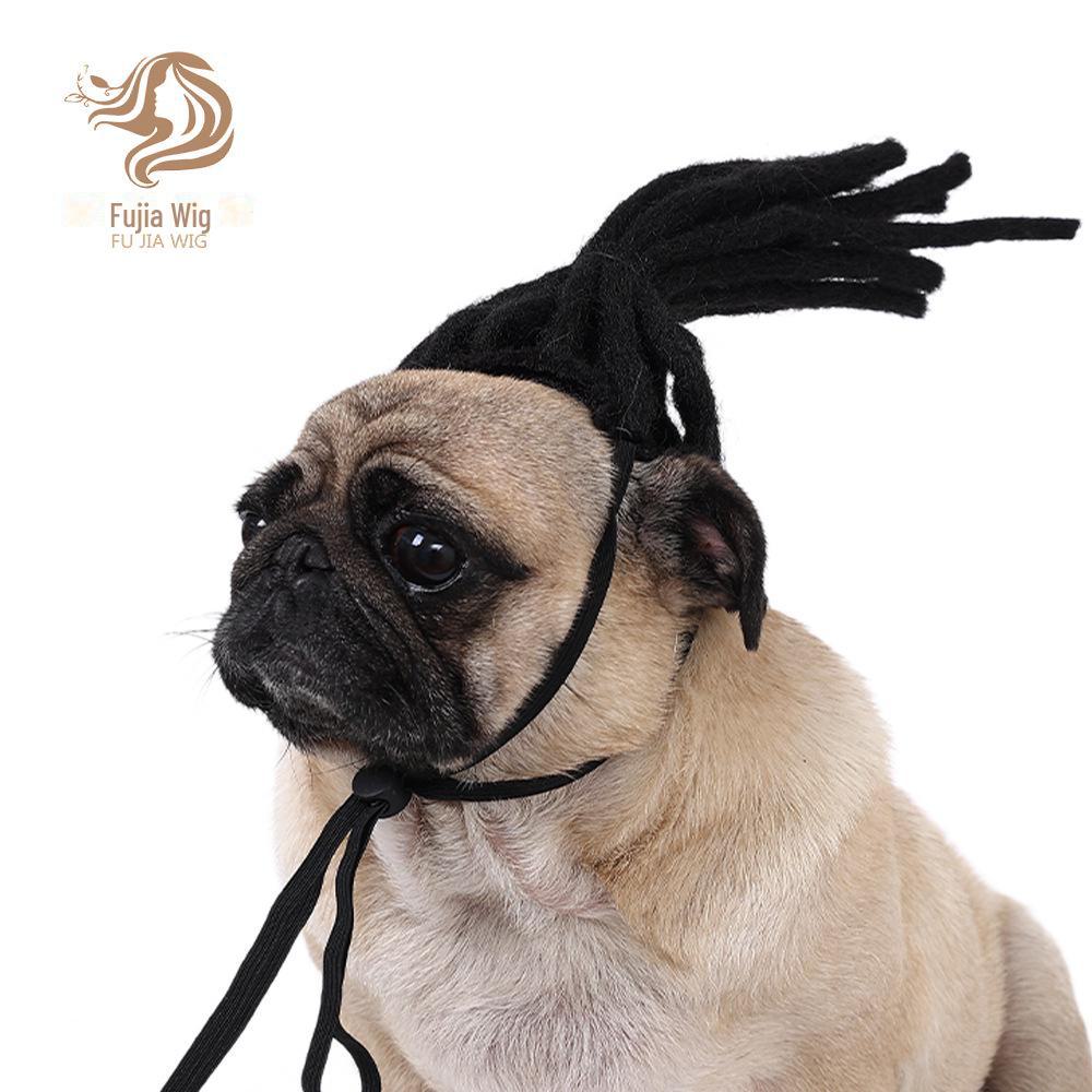 Pet Wigs for Cats & Dogs: Universal Dreadlock Accessories for Christmas & Halloween.