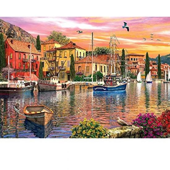 Adult Jigsaw Puzzle 3000 Piece Jigsaw Puzzle Children's Jigsaw Puzzle Sunset on The River Educational Toy Gift Adult Jigsaw Puzzle 3000 Piece Jigsaw Puzzle Children's Jigsaw Puzzle Sunset on The River Educational Toy Gift