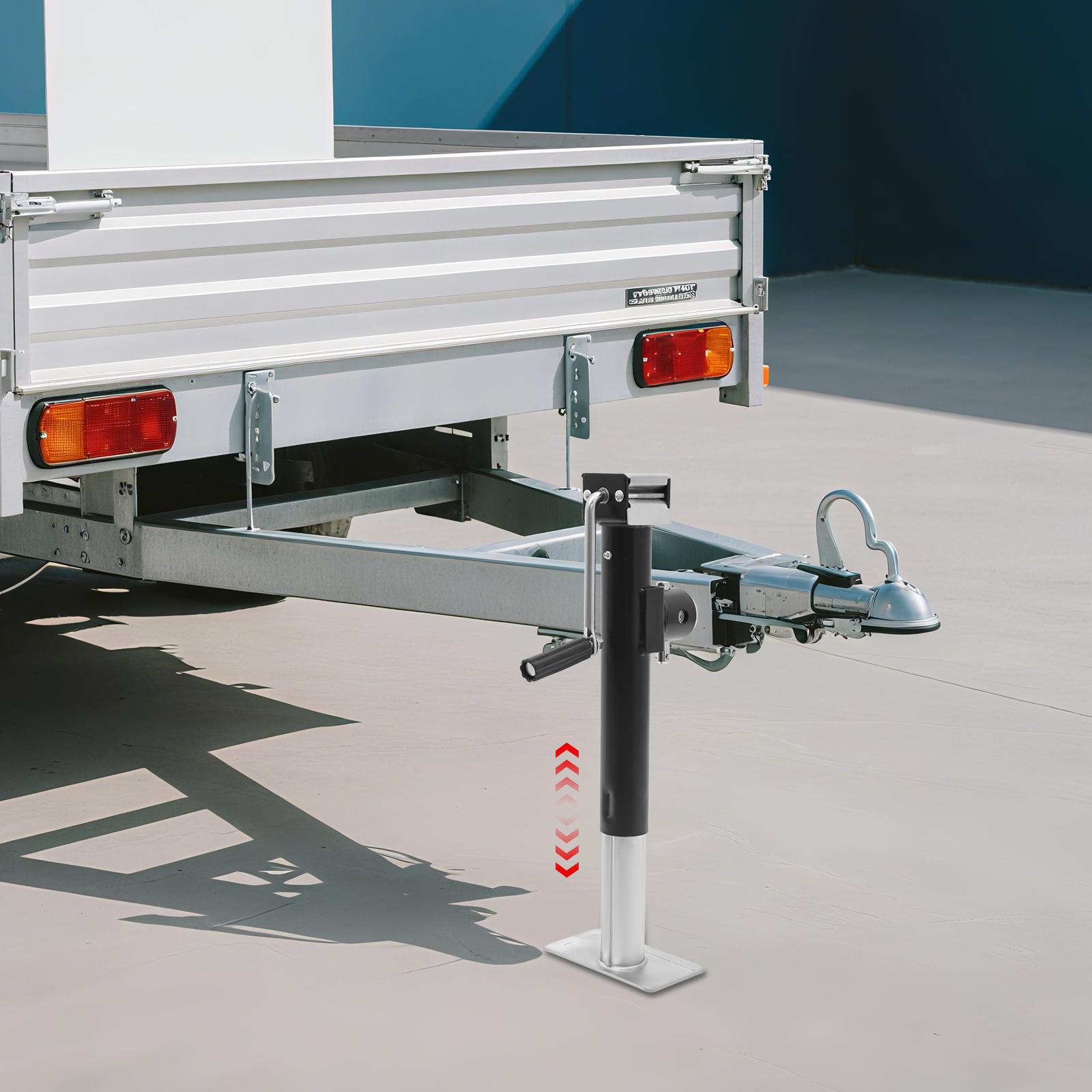 

Домкрат для прицепа, отдельно стоящий, с высотой подъема 10 дюймов, с ручным приводом, грузоподъемность 1 тонна, для обслуживания автомобиля и замены шин United States