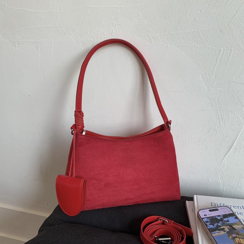 Frosted Retro Bag Women's Large-capacity New Autumn and Winter Casual Messenger Bag Single Shoulder Underarm Bucket Bag