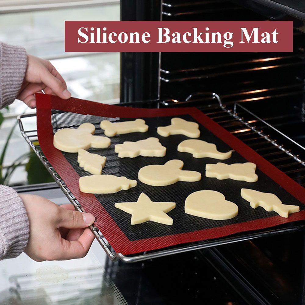 

Macaroon Cookie Silicone Bakeware Cooking Tool Oven Sheet Liner Non-Stick Baking Mat Perforated чорний