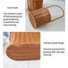 Willow Woven Braided Gift Basket Portable Decorative Flower Basket with Handle For Easter, Baby Shower, Wedding Flower Girl