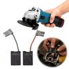 2Pcs Copper Terminals Carbon Brushes Graphite Rectangular Brush Blocks  Angle Grinder Repair
