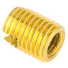 10pcs M8 X M5 Self Tapping Threaded Insert 302 Slotted Type Screw Bushing for Thread Repair