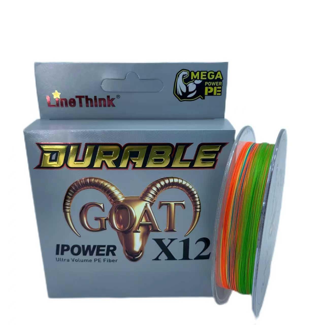 LineThink GOAT 12-Strand 150m PE Braided Fishing Line, Super Strong & Smooth 3.0
