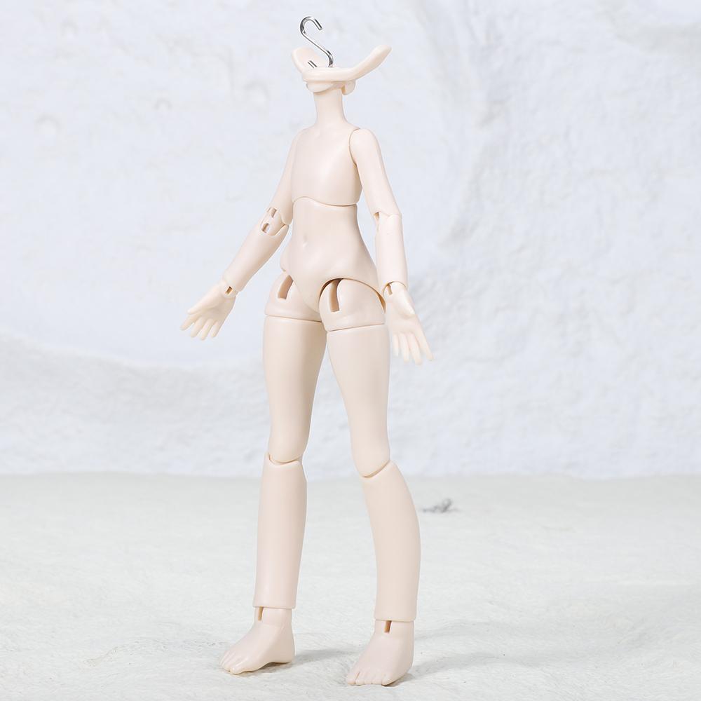 14cm Bjd S Hook Neck Card Body Doll Threading Rope 1/12 Bjd Doll Suti For Ob11, P10, Ymy, 1/12 Bjd Doll Head