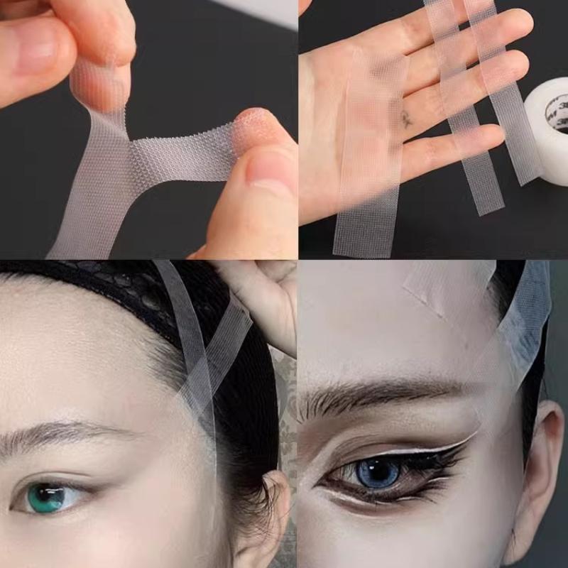 PE/Vliesstoff Gesichtsband Atmungsaktiv Professionelles Cosplay Make-up-Band Transparent Faltenlifting Doppellid-Band Make-up