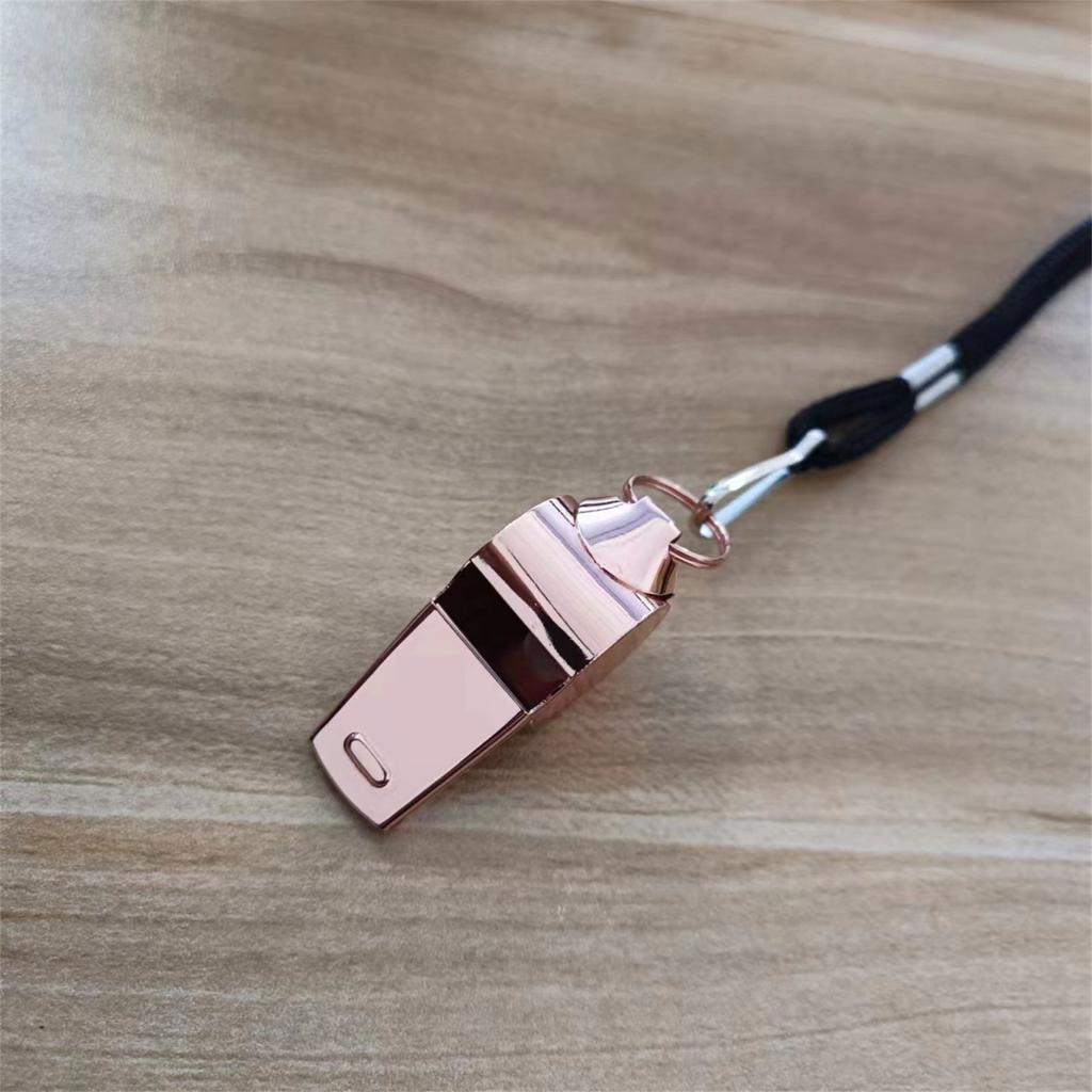 Sportpfeife Basketball Sporttraining Schiedsrichterpfeife Camping Überleben Notfall Lebensrettungspfeife mit langem Schlüsselband