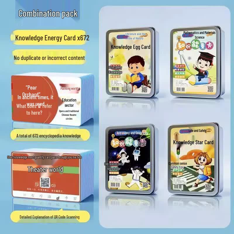 Bai Zi En Encyclopedia Knowledge Card Set
