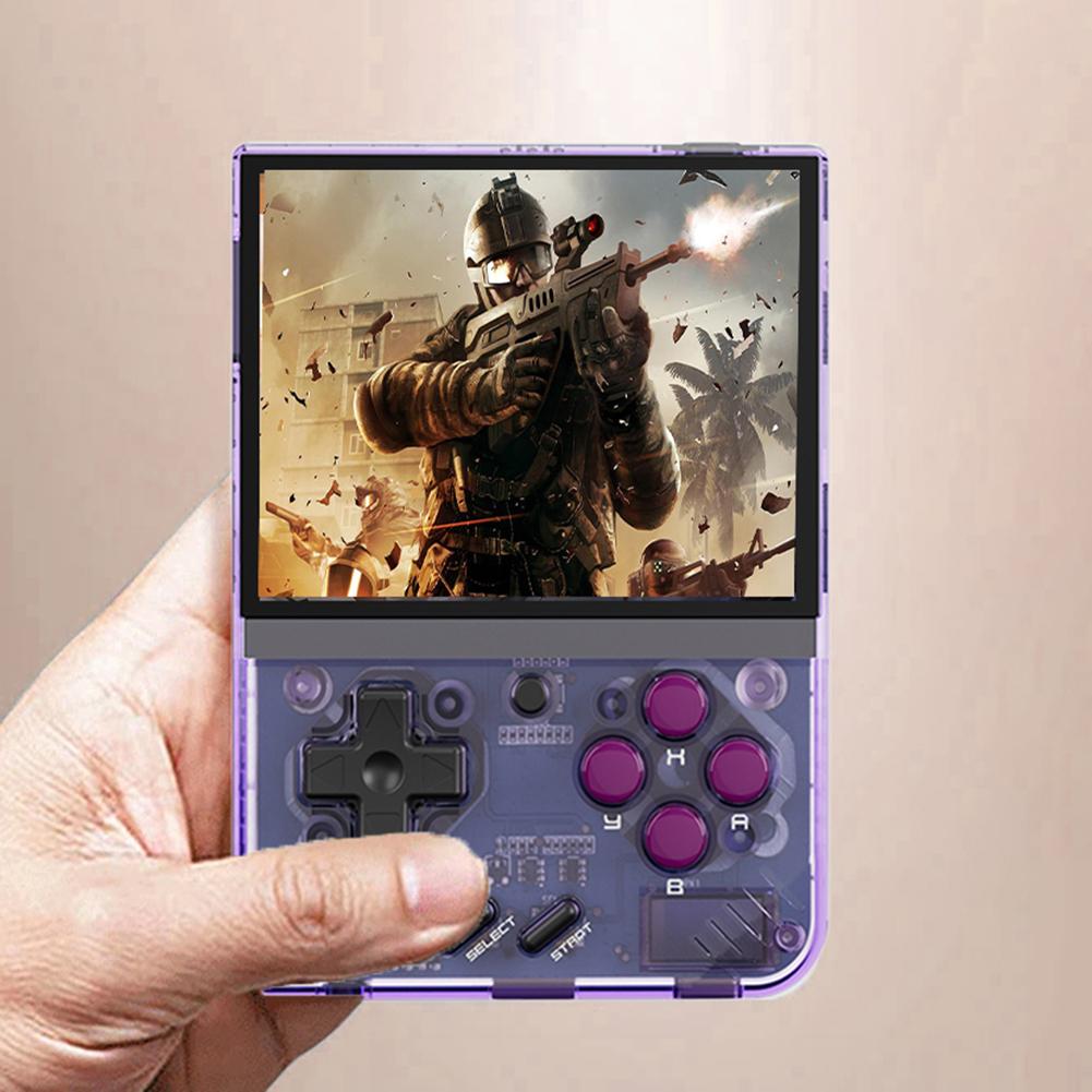 Mini Plus Classic Video Game Console Linux System 3.5Inch IPS Screen Handheld Game Players Rechargeable Gift for Kids and Adults