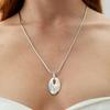 Premium Versatile Light Luxury Cold Feng Shui Drop Pendant Collarbone Chain Niche Design Simple Retro Trend Necklace