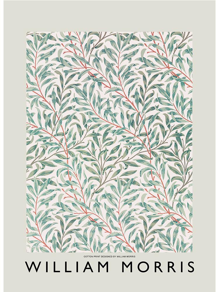 Nordic Posters And Prints Abstract William Morris Flower Leaf Bird Wall Art Canvas Painting Wall Pictures For Living Room Decor