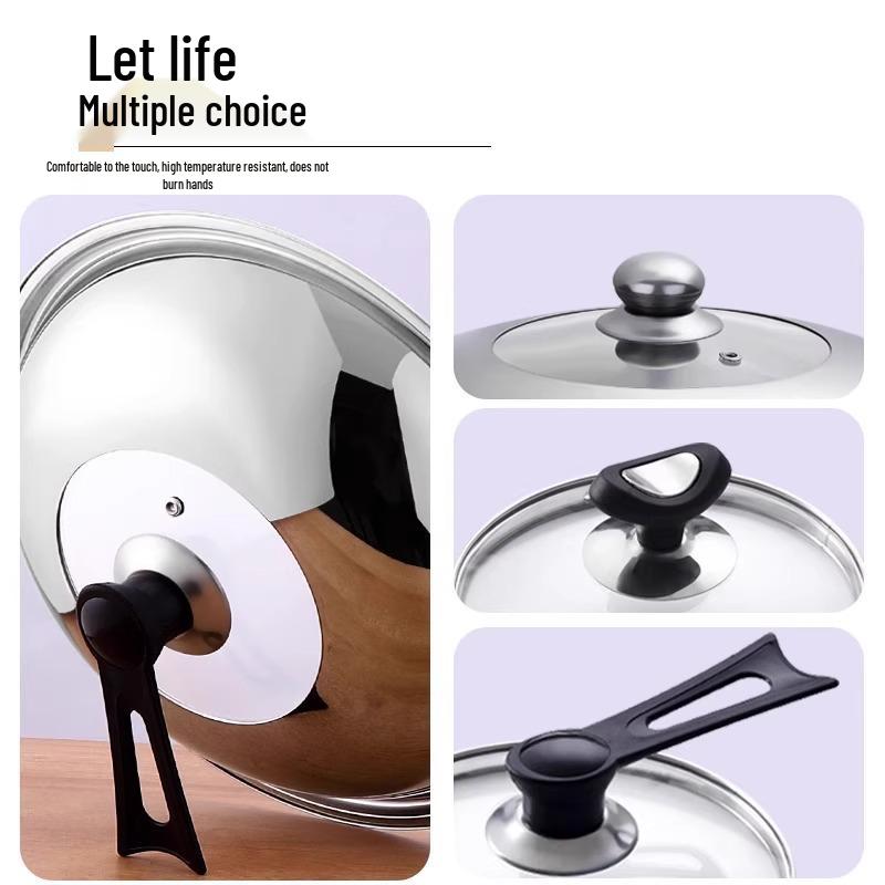 Newcomer Exclusive: Universal Transparent Stainless Steel Wok Lid