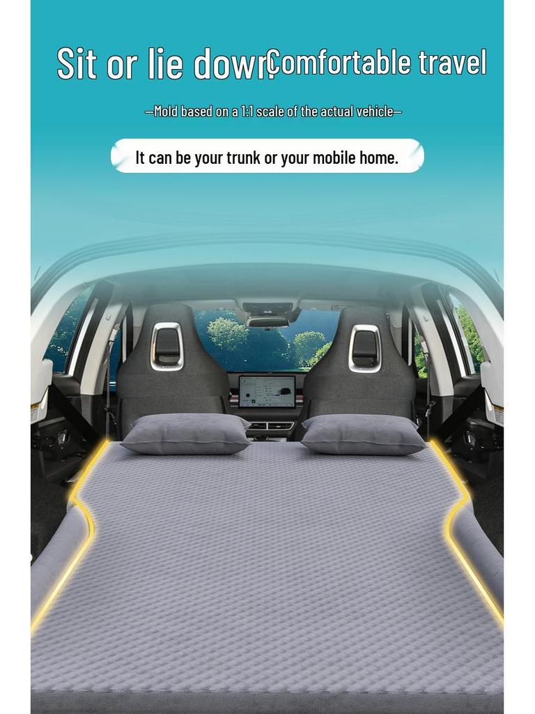Inflatable Car Mattress for Chery Jetour Dasheng: Rear Seat & Trunk Sleeping Mat