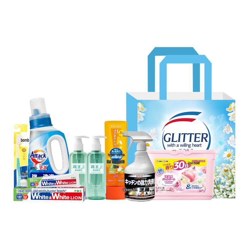 Lion Toothpaste Cleaning 8-Piece Set