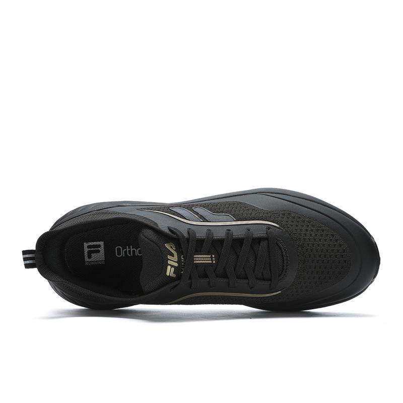 New FILA CORE ATHLETICS MIND 7+ Abrasion Resistant Low Top Running Shoes Men Black A12M441803FBK