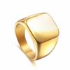 2025 Fashion Jewelry Square Rings for Men Accessories Anniversary Wedding Party Gift Trendy Geometric Men Rings