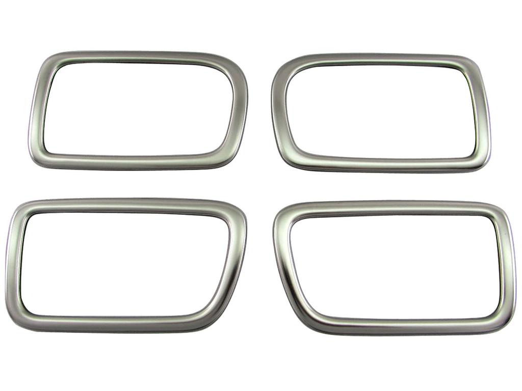 BRIGHTZ Stainless Steel Inner Door Handle Satin Silver for Honda Probox Covers, Plated, 4-Piece (INS-DHC-192) 160/165 (NCP160V, NCP165V, NSP160V, NCP,