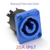 3P LED Display Quick Plug Socket for Solderless Power and Stage Audio Equipment Connection