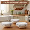 3 Pcs Bread Proofing Bowl Covers, Reble Bowl Covers for Bread Proofing, 9/10/13 Inches Basket Linen Cloths Cover, Elastic Linen Breads Proofings