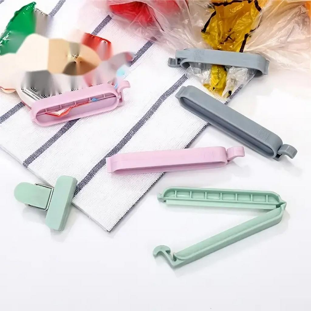 12pcs/set Food-Safe Plastic Bag Sealing Clips - Keep Snacks Fresh and Prevent Oxidation with Anti-Oxidation Clip Clamp Sealer