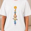 Solar System Shirt, Cute Kawaii Planets Astronomy Tee