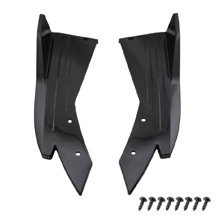 

Side Skirt Wrap Angle Splitter Protector Car Rear Bumper Spoiler Lip with Mounting Screws Wing Trim Protection