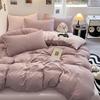 Conjunto de Roupa de Cama Piert Polo Lilás Névoa de Chuva Peso Alto