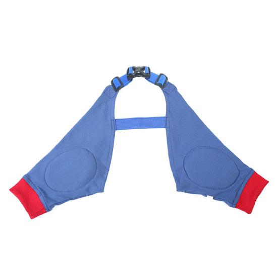 Dog Protector Front Chest Webbing Adjust Buckle Fixed Ring Comfortable Breathable After Injury Tool
