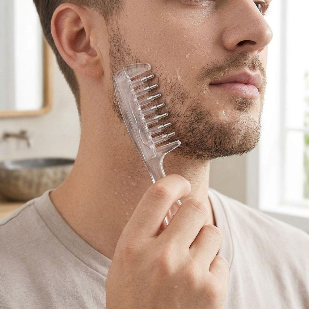 Transparent Scalp Liquid Guide Comb Anti-Static Scalp Massage Comb Hair Growth