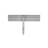 Bordure de Jardin en aluminium ultra solide - ICH-ZAPFE.DE - Hauteur: 10 cm - Longueur: 1 m