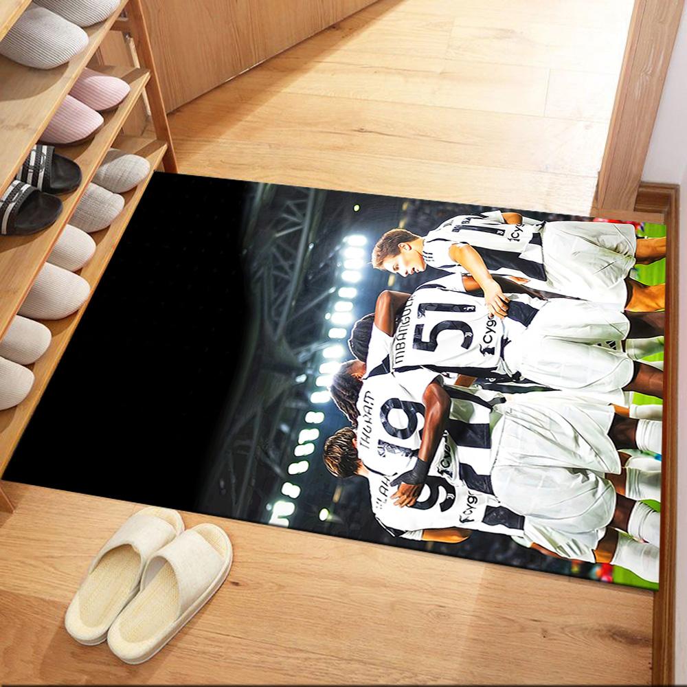Juventus Floor Rug Office Rug Suitable For Playrooms Game Room Balcony Hallway Antislip Carpet Office Home Decor Best For Christmas
