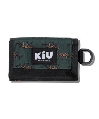 KiU Leopard Dreifach-Geldbörse, Wasserabweisend, 600D, Typ-A, Druck, Wasserabweisend, Schmutzabweisend, Langlebig, K278-175