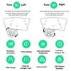 Car Lane Departure Warning Assist System LED Projection Light Anti-collision Car Safety Driving Universal for Cars/SUV/Truck