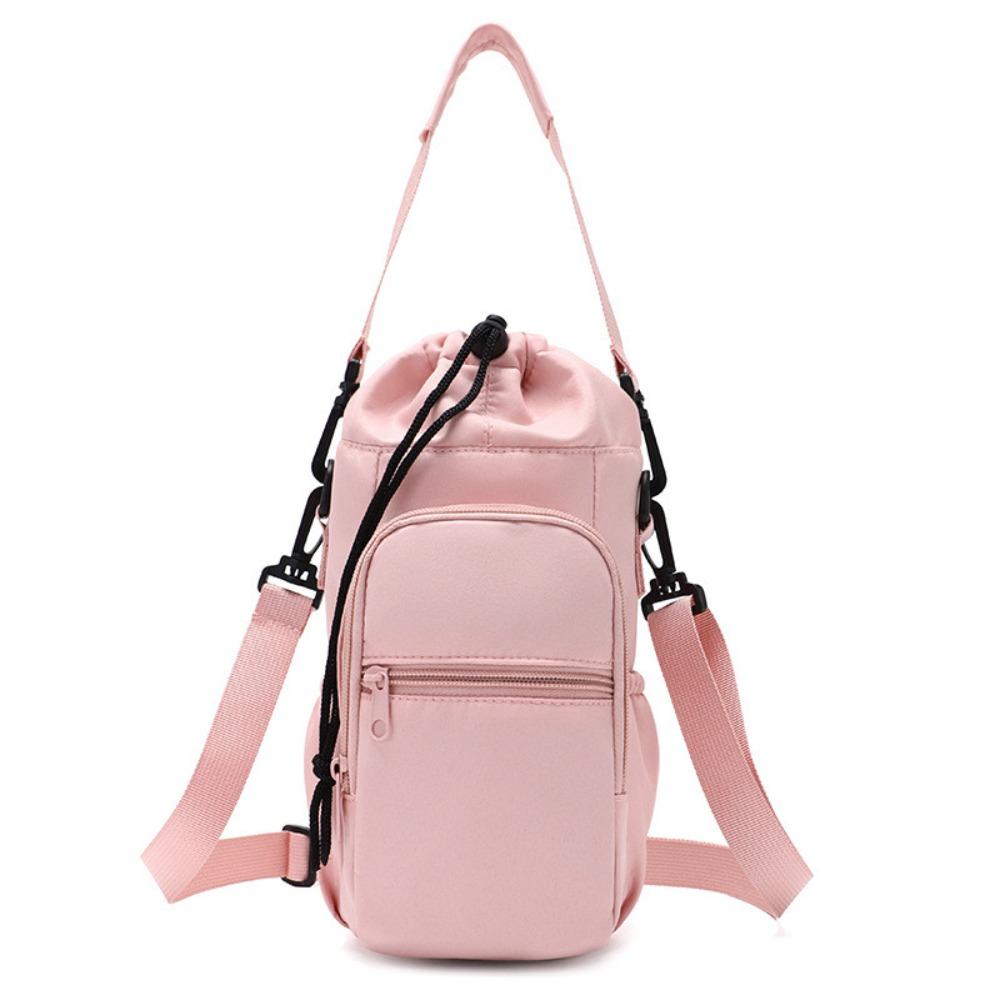 Adjustable Strap Thermos Cup Sleeve Crossbody Universal Water Bottle Bag Lightweight Insulated Thermos Bottle Holder