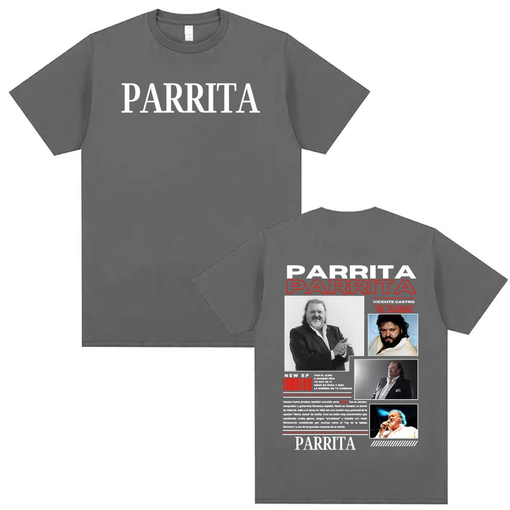 Limited Parrita Music Album Tour Graphic T-shirt Men Women Summer Classic Oversized T-shirts Fashion Vintage T Shirts