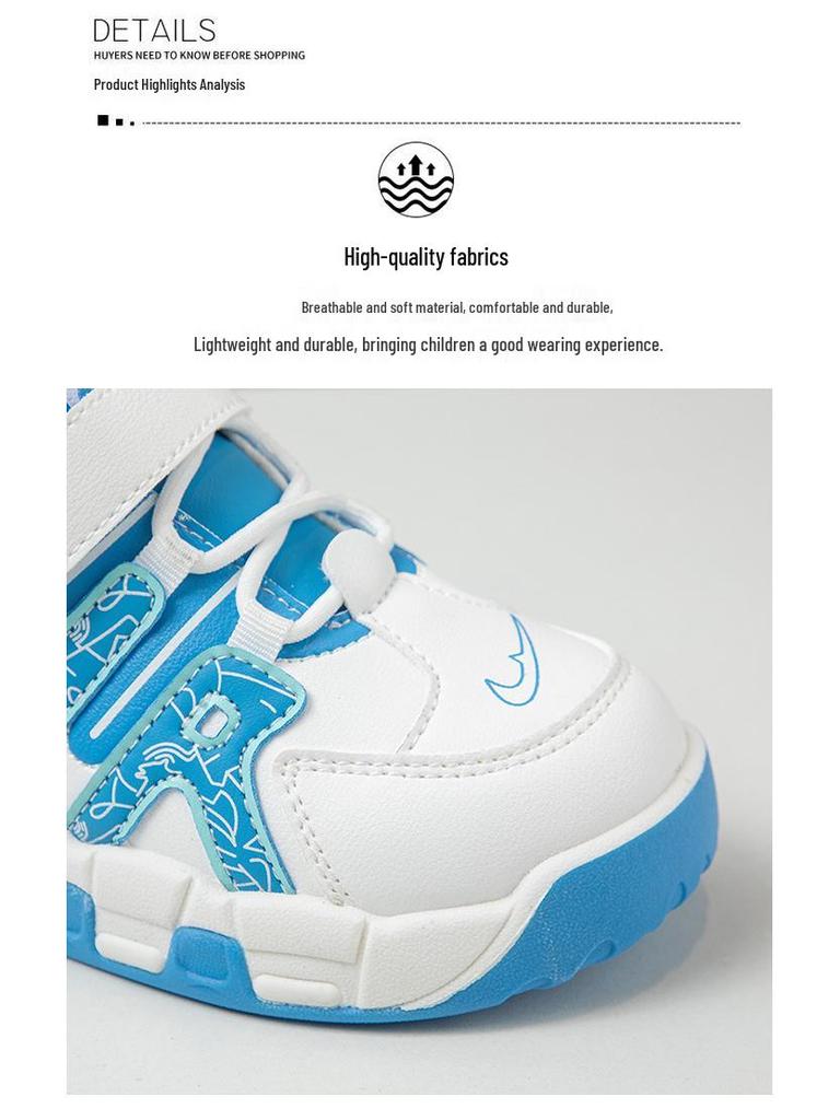 2025 Autumn Men's & Children's Non-slip Leather Sports Shoes: Korean Style, Soft Sole, Casual Dad Shoes