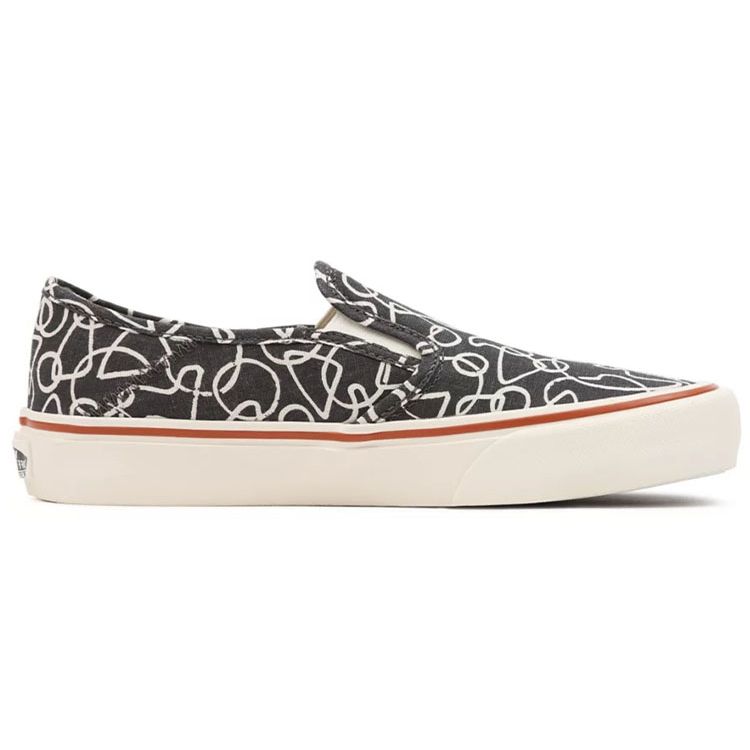 Vans Slip-On SF Textured Waves Unisex Sneakers Grey Multi-Color Asphalt VN0A5HYQB8Y