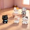 10Pcs Cute Mini Cat Figurines Resin Craft Hand Painted Tiny Kitten Models For Fairy Garden Diy Micro Landscape Decor Accessorie