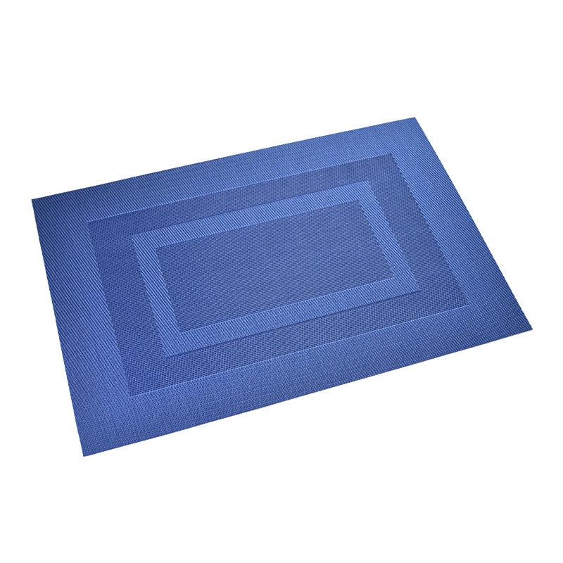 WHQ 4PCS 40x30cm Placemats PVC Dining Table Mat Disc Bowl Pads Coasters Waterproof Table Cloth Pad Modern Non-slip Pad