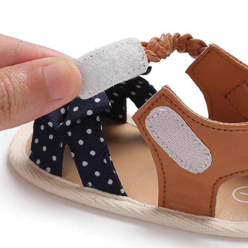 Silicone-Soled Woven Toddler Sandals