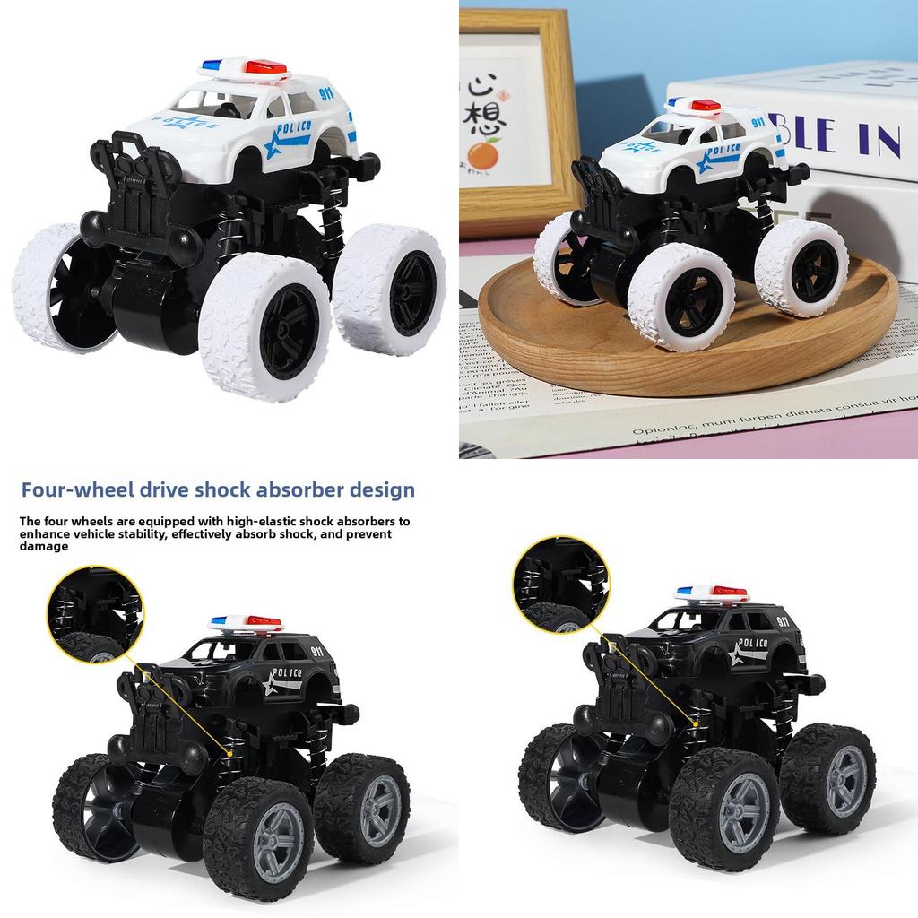 Off Road Police Car Toy With Inertia Drive For Kids Outdoor Play