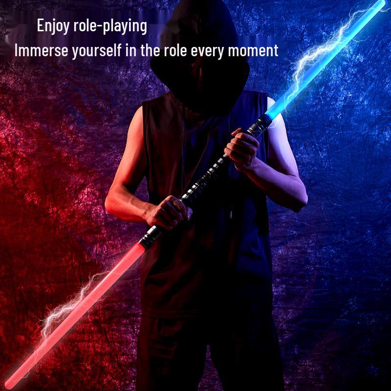 Star Wars 2-in-1 Retractable Light-Up Lightsaber Toy