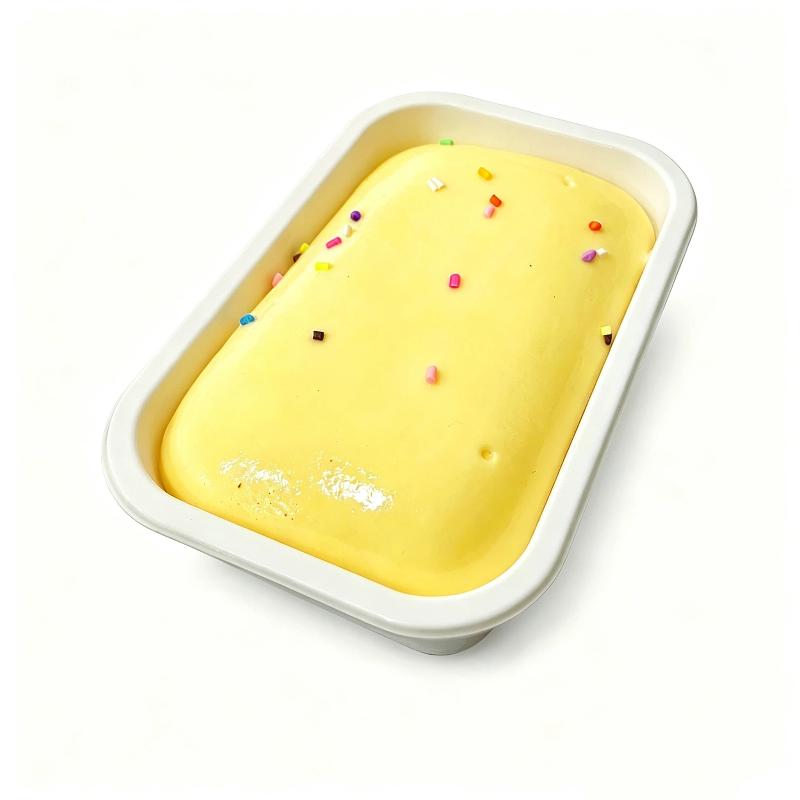 Sticky Box Cake Butter Ice Cream Squeeze Toy Slow Rising Non-Toxic Fidget Toy For Kids Adults Home Office Relaxation