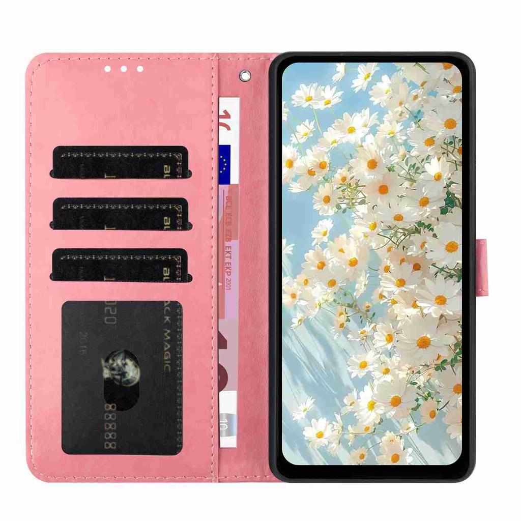 10-Color Daisy Embossed Flip Card Case for Infinix Smart 8/itel A70/Tecno Spark 20,Pop 7,Pop 8,Pova 5,Pova Neo 2,Pova Neo 3,Spark Go 2023...